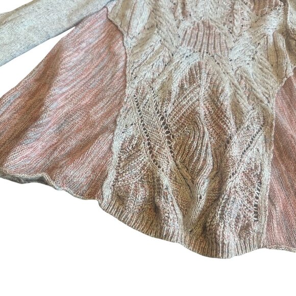 Moth Anthropologie Anita Swing Top Sweater Loose Weave Flowy Boho Size Small - Picture 6 of 14